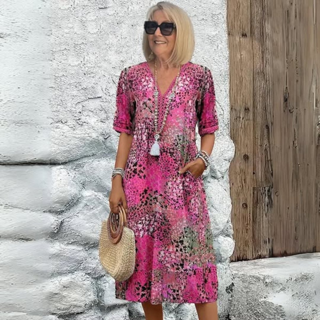 the Lysiana Mid Length Dress
