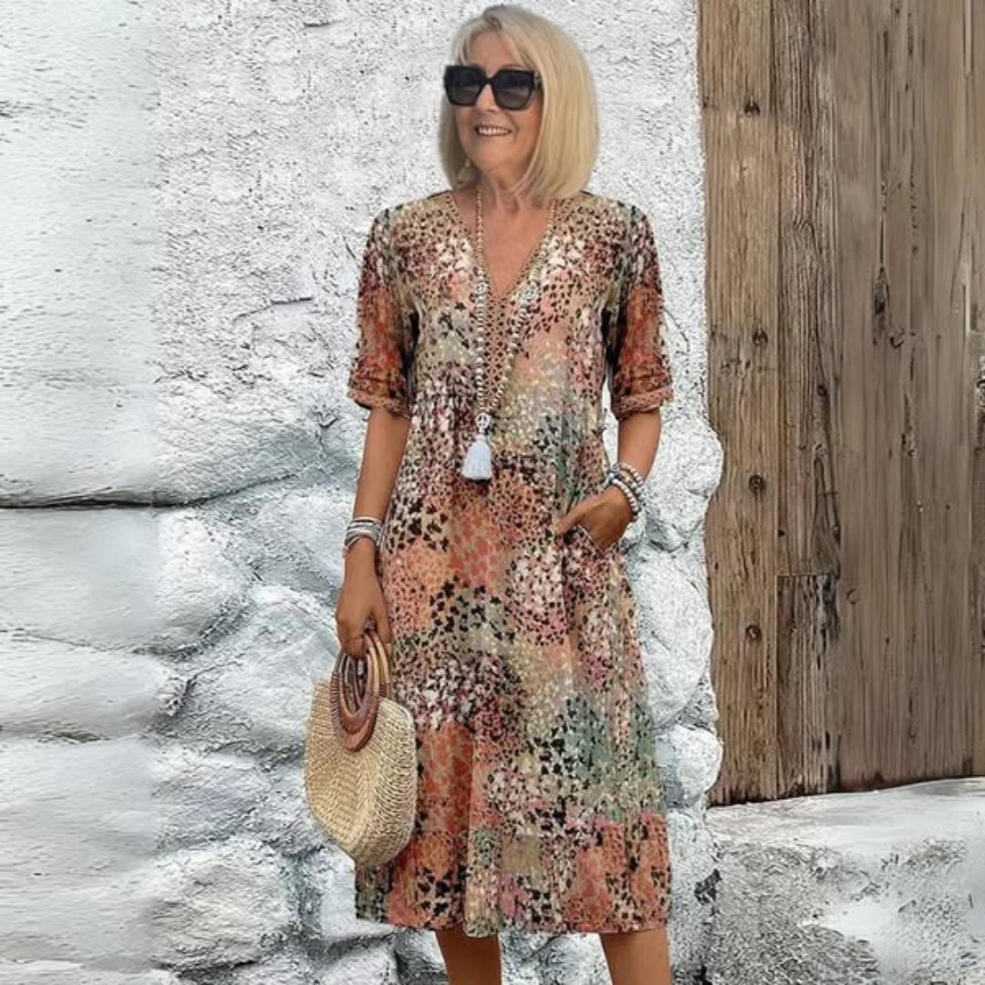 the Lysiana Mid Length Dress