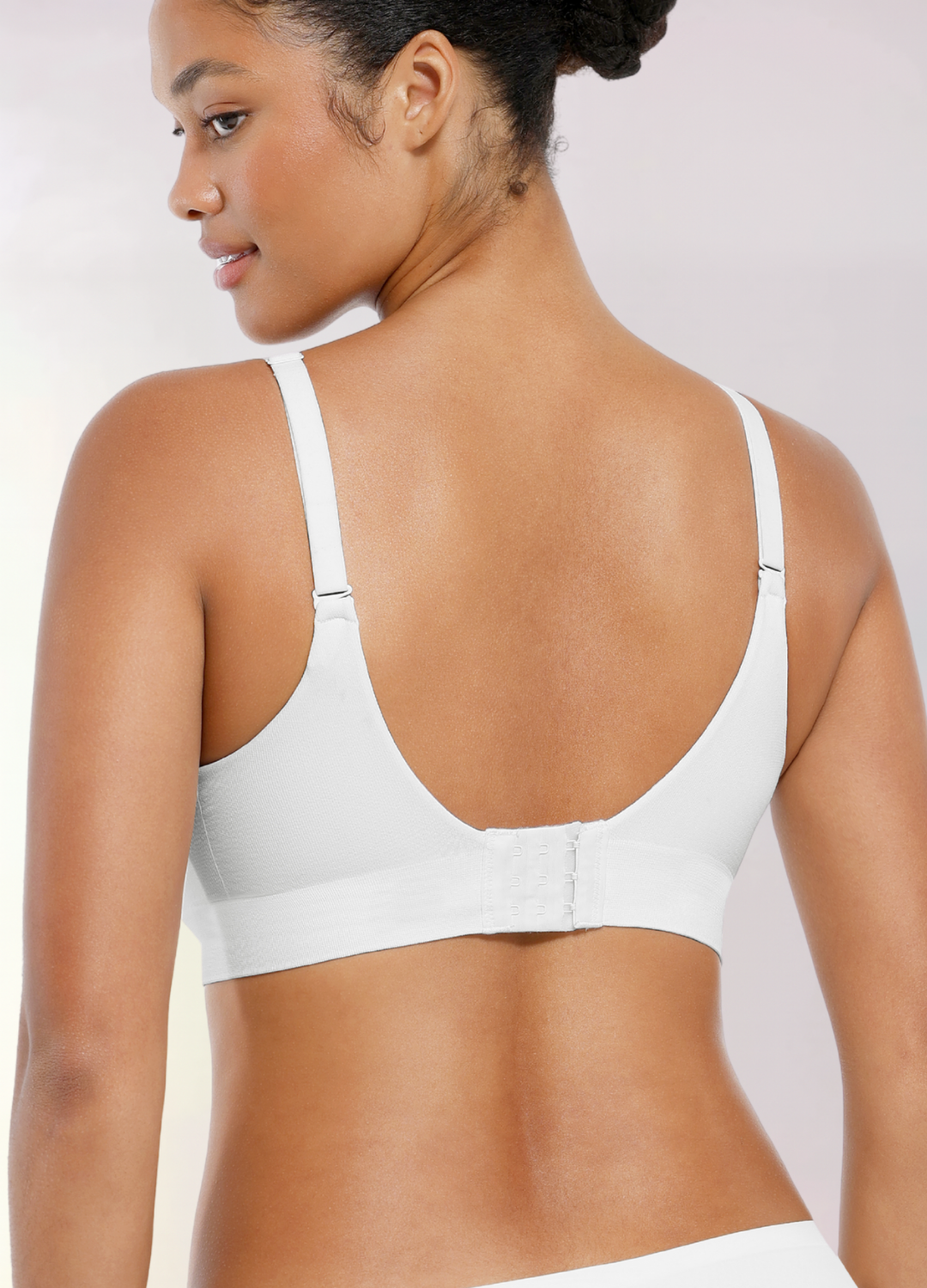Seamless Wireless V-Neck Push-Up Bra