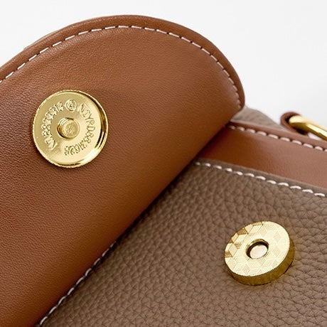 Lysiana | Structured Leather Top Handle Bag