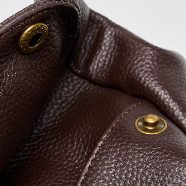 Lysiana | Retro Genuine Leather Minimalist Tote