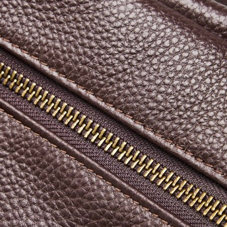 Lysiana | Retro Genuine Leather Minimalist Tote