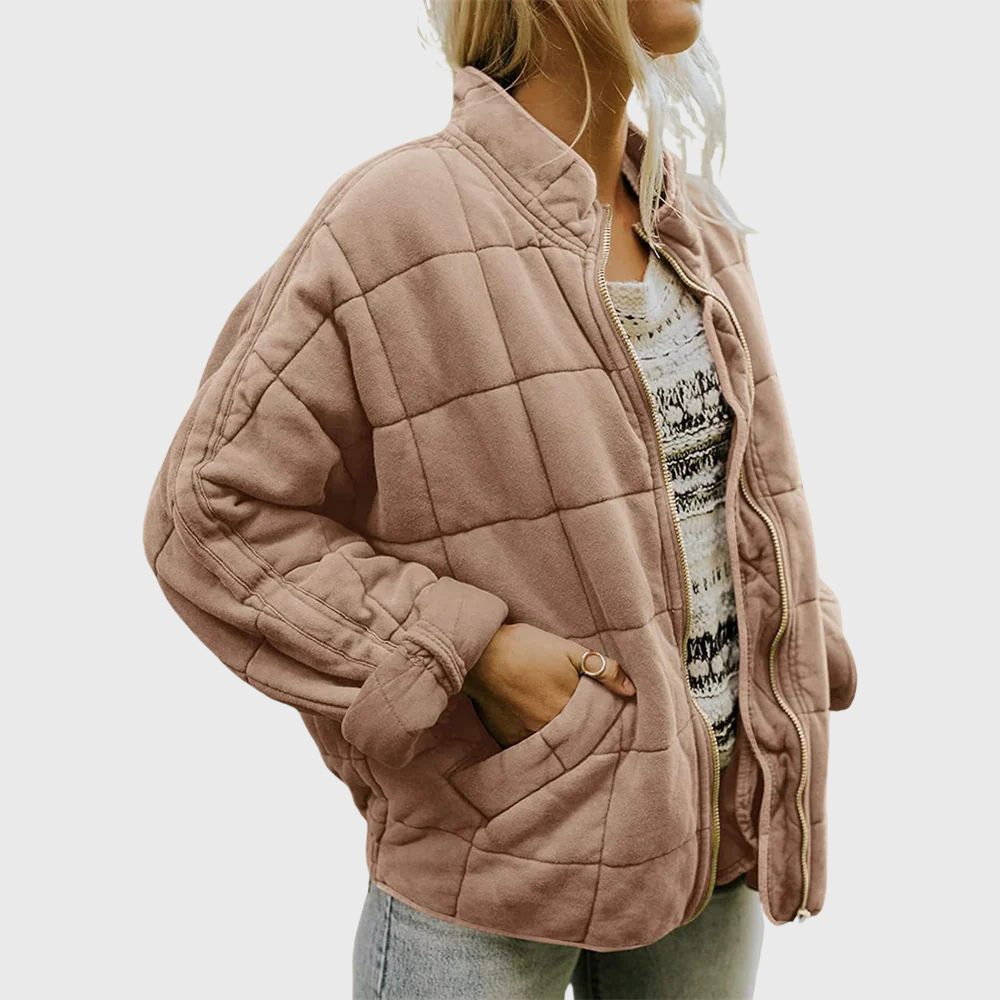 Josiane | Oversized Quilted Jacket with Elegant Finish