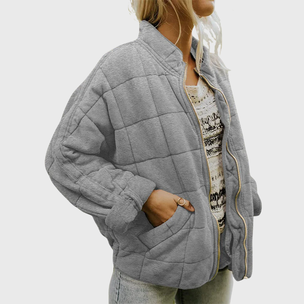 Josiane | Oversized Quilted Jacket with Elegant Finish
