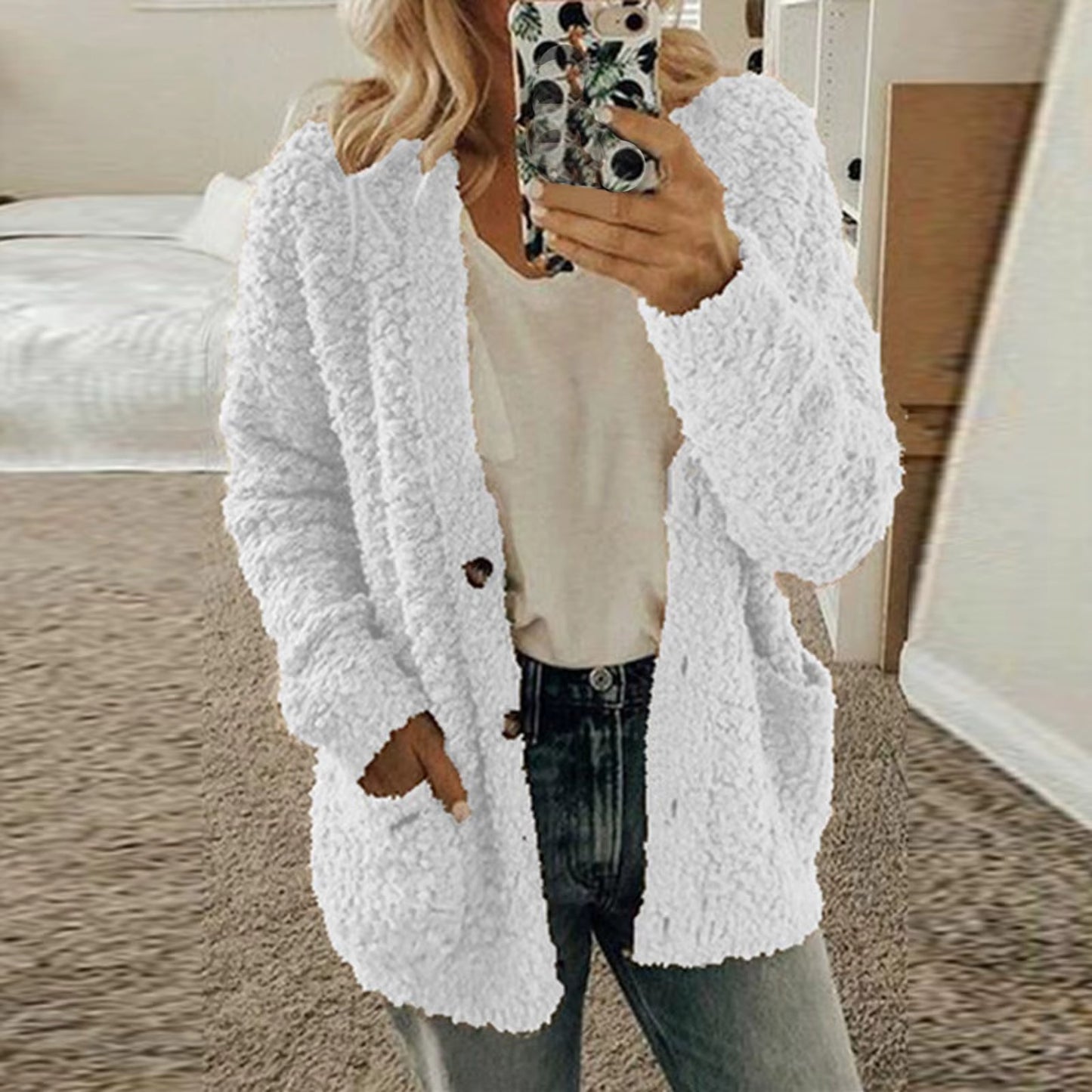 WoolAura™ | Oversized Cardigan Jacket