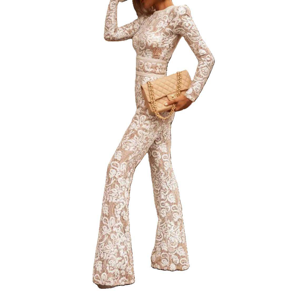 Lucia | Luxe Lace Jumpsuit