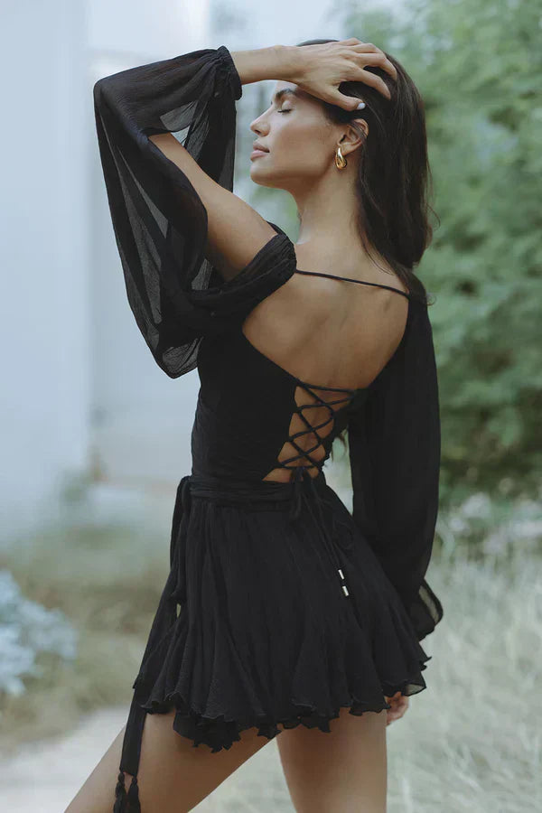 Layla | Chic Balloon-Sleeve Mini