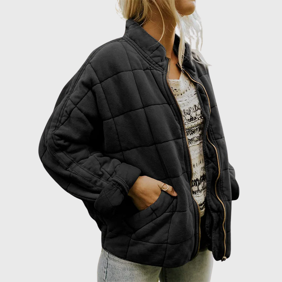 Josiane | Oversized Quilted Jacket with Elegant Finish