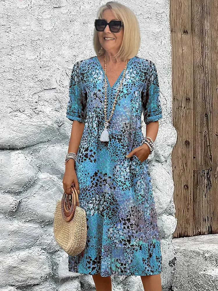 the Lysiana Mid Length Dress