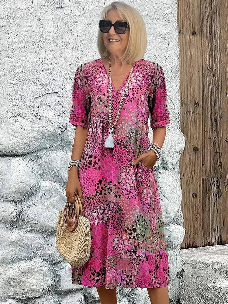 the Lysiana Mid Length Dress