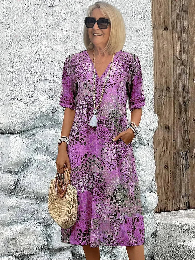 the Lysiana Mid Length Dress
