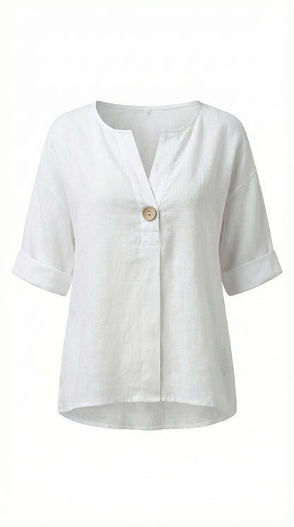 Zamma | Relaxed V-Neck Top