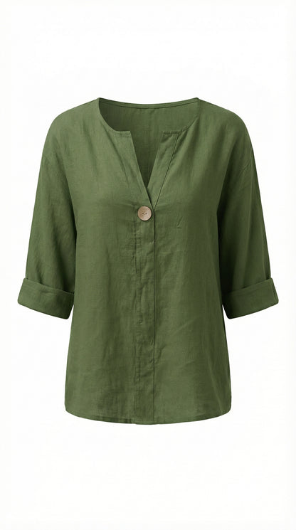 Zamma | Relaxed V-Neck Top