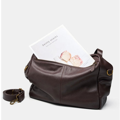 Lysiana | Retro Genuine Leather Minimalist Tote