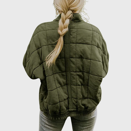 Josiane | Oversized Quilted Jacket with Elegant Finish