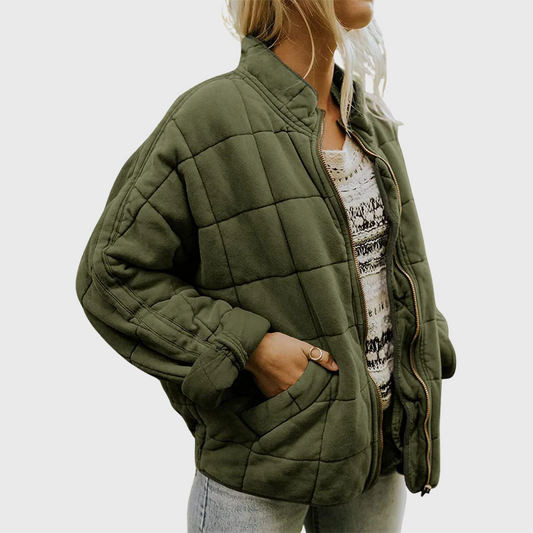 Josiane | Oversized Quilted Jacket with Elegant Finish
