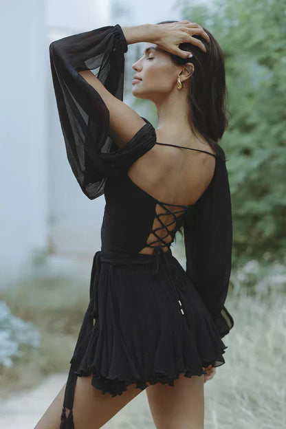Layla | Chic Balloon-Sleeve Mini