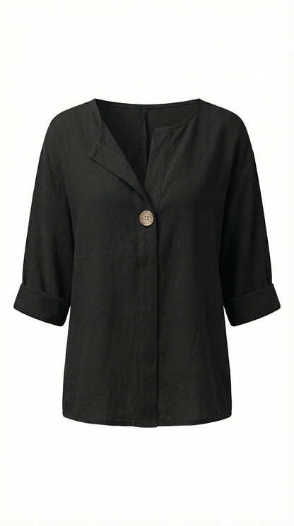 Zamma | Relaxed V-Neck Top