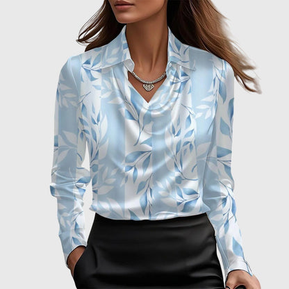 Aurelia | Elegant Drape Blouse