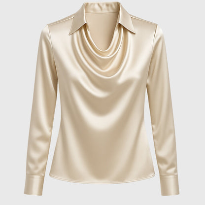Aurelia | Elegant Drape Blouse