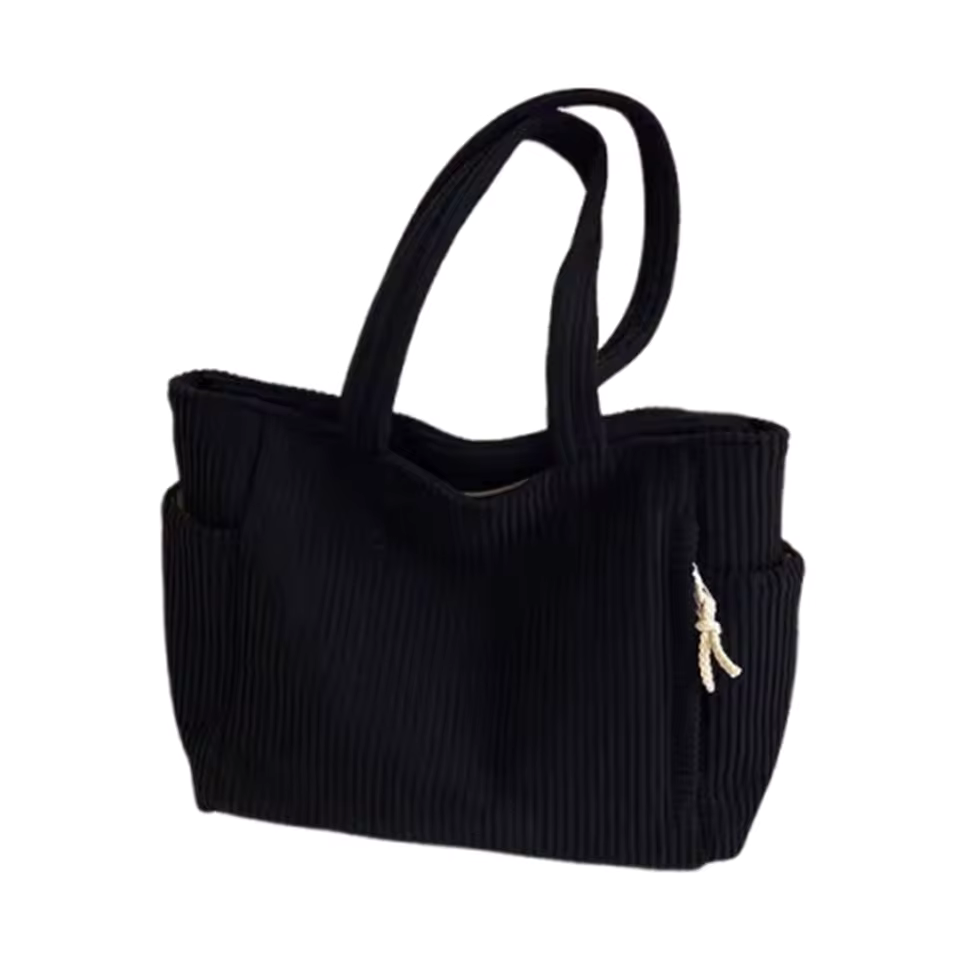 Lysiana Tilda |  Textured Tote with Cord Detail